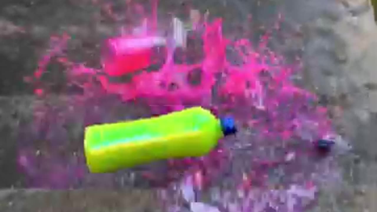 Breaking glass bottles ⚠️🔥 Crushing Crunchy & Soft Things !