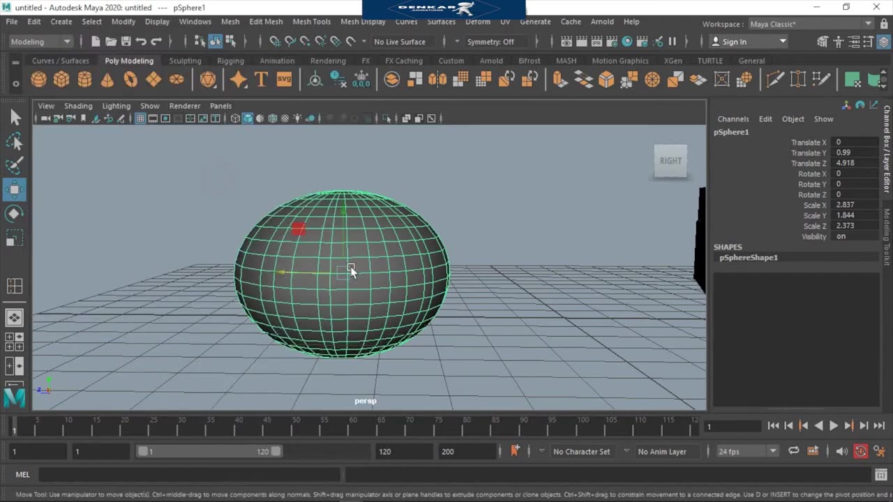 How To Delete And Freeze Non-Deformer History in Maya