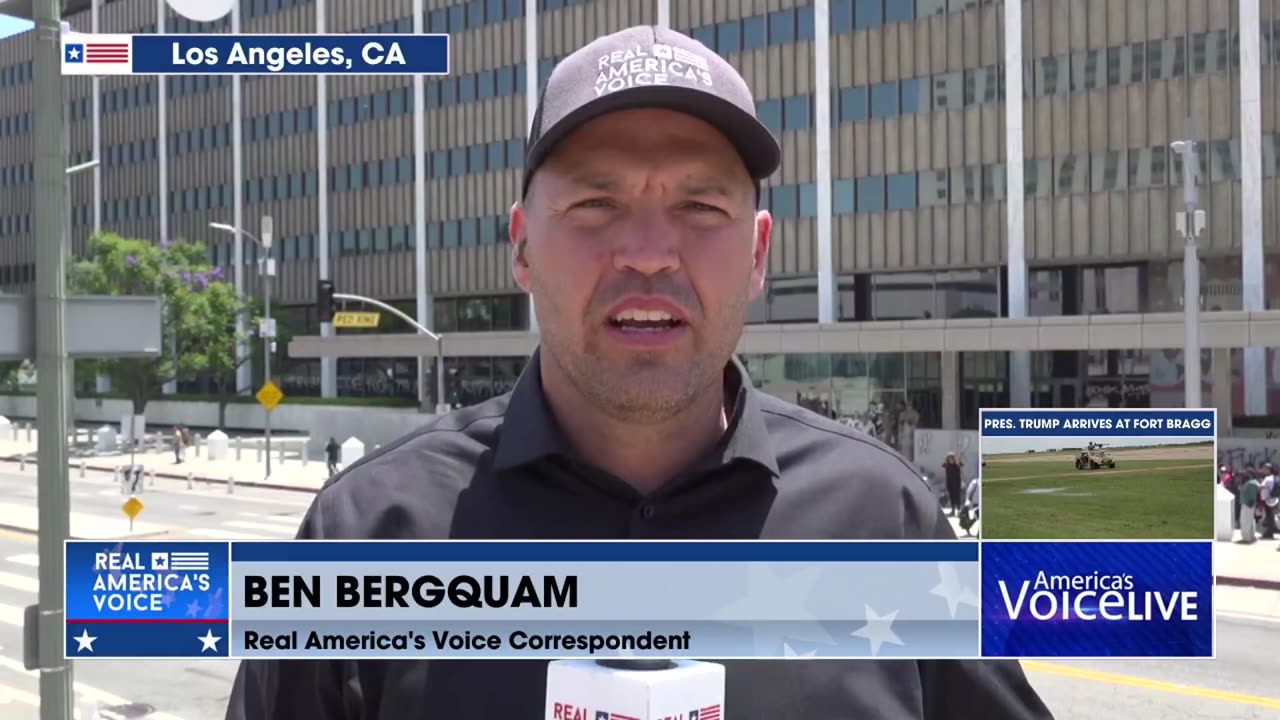 BERGQUAM ON THE GROUND IN LA
