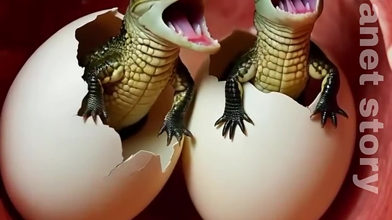 The dog ate crocodile eggs 😭 #ai #dog #animals