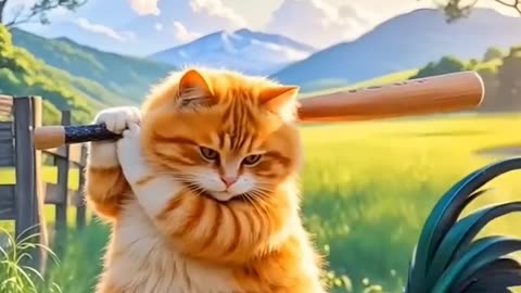Animated video Cat funny video #funny #pets #cat #mycat