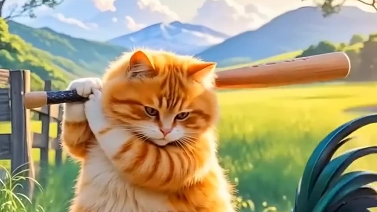 Animated video Cat funny video #funny #pets #cat #mycat