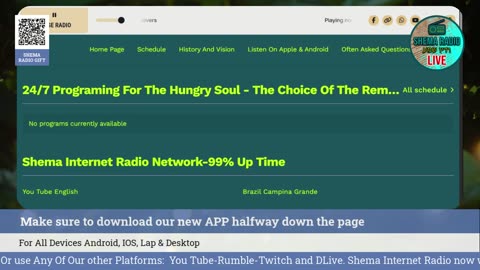 Shema Internet Radio Live Daily Stream