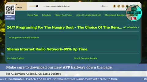 Shema Internet Radio Live Daily Stream