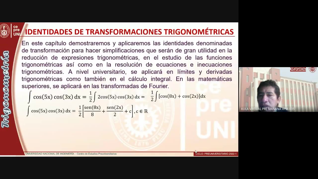 CEPRE UNI 2022 - 1 | Semana 08 | Trigonometría S2