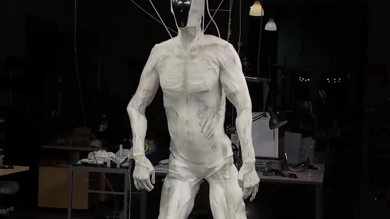 Creepy AI Musculoskeletal System