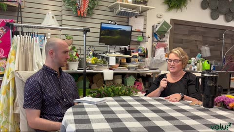“How did you know that you wanted to create these beautiful flower designs for people?”