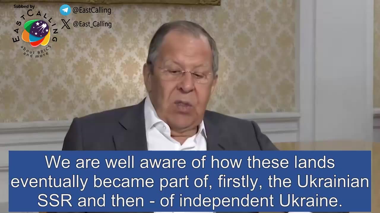 Subbed interview with Sergey Lavrov (Aug 19th, 2025) VGTRK journalist Nailya Askerzade.