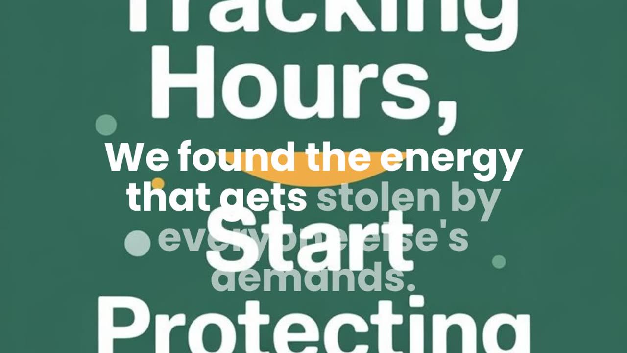 Stop Tracking Hours, Start Protecting Energy The Counterintuitive Secret to Real Productivity