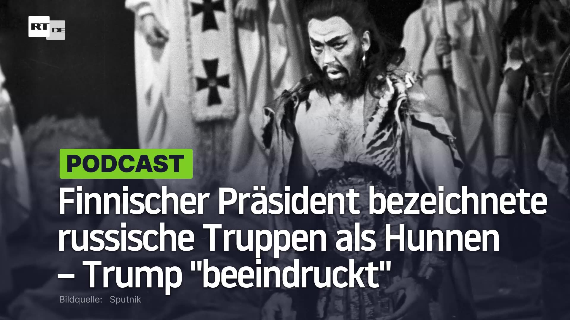 Finnischer Präsident bezeichnete russische Truppen als Hunnen – Trump beeindruckt