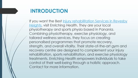 Best Injury rehabilitation Services in Revesby Heights
