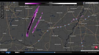 Hail Path April 4-5, 2025