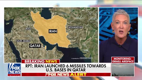 Iran launches 6 missiles toward US bases in Qatar