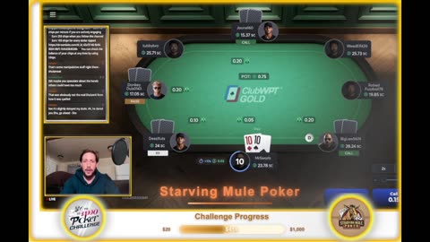 WE'RE SUN RUNNING AND CHAT WANTS TO FIGHT | $20 to $1,000 Poker Bankroll Challenge | EPISODE 4