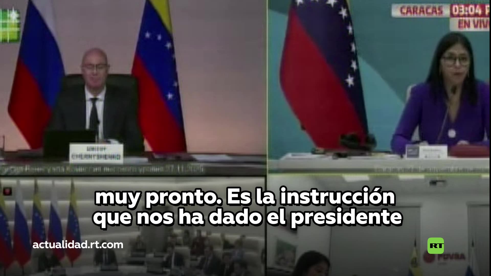 Delcy Rodríguez: Rusia siempre podrá contar con Venezuela