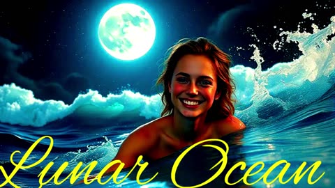 Electronic Music. Song Lunar Ocean..