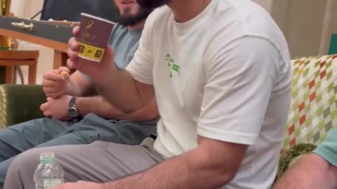 Islam Makhachev Pranks Zubaira Tukhugov With Chili Bites