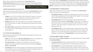 William Forbes Semphill's role in Setting Japan up for WW2 / Pearl Harbor