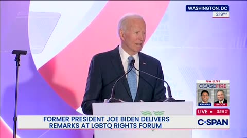 Joe Biden Yells At Clouds, Shouts At LGBT Audience To Fight To For Constitution... Or Something
