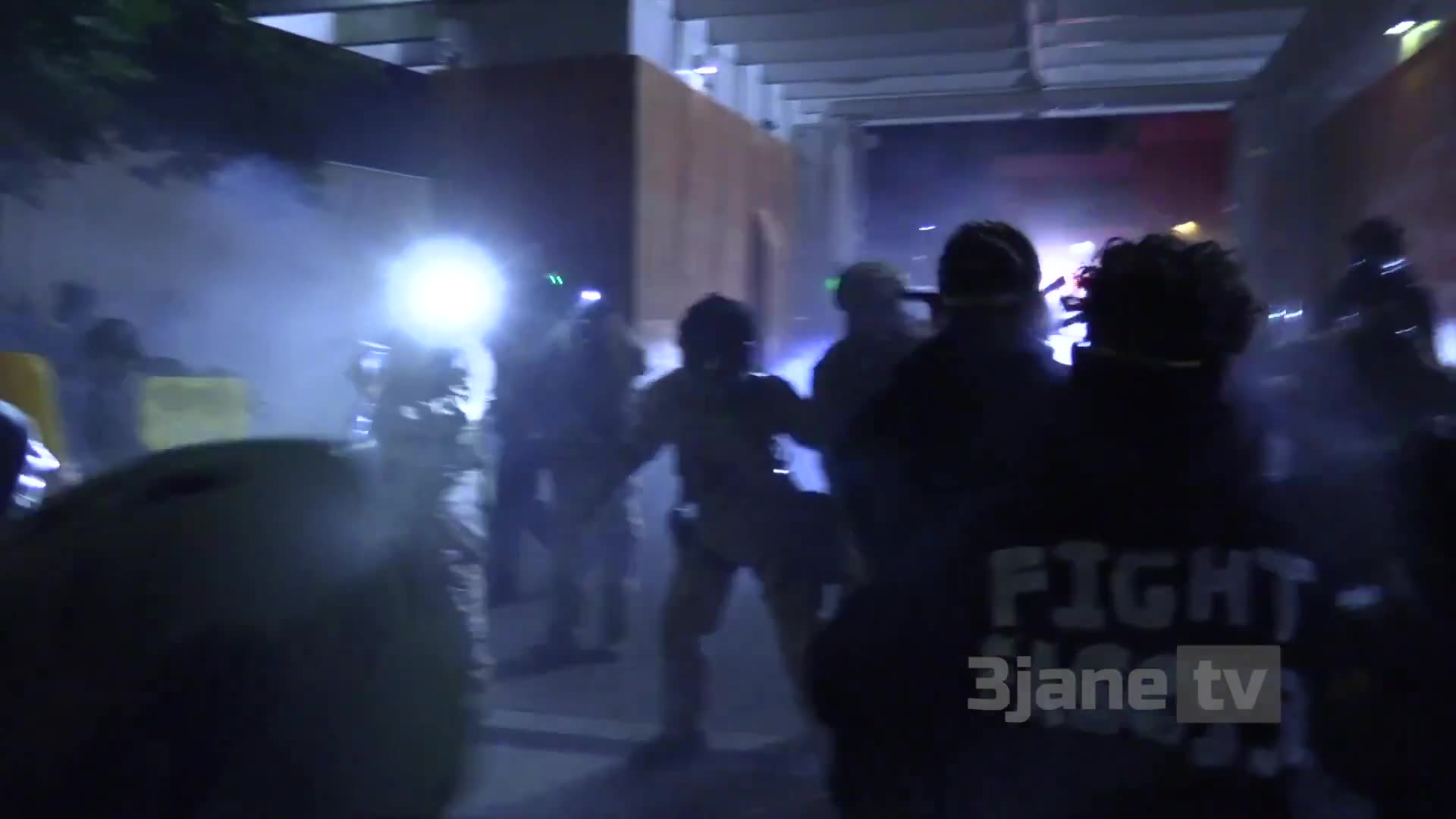 Portland — Federal agents and officers shut down a violent Antifa occupation