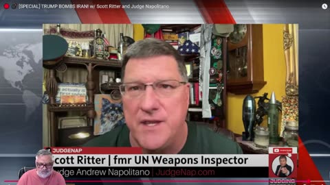 Andy Choinski's Live TRUMP BOMBARDUJE IRAN! Scott Ritter i sędzia Napolitano