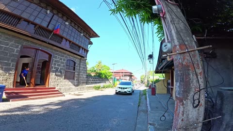 Ascending a Footbridge on P. Campa Street in Manila City in the Philippines