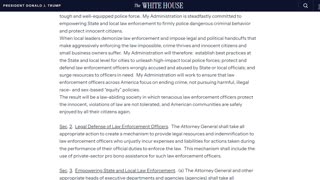 "Trump Order" What do you think about this order? I'm just observing where this is going.