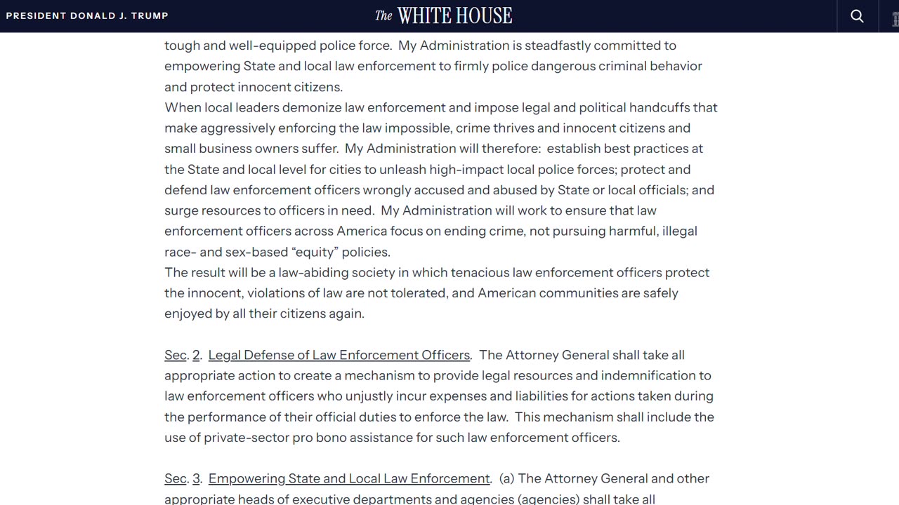 "Trump Order" What do you think about this order? I'm just observing where this is going.