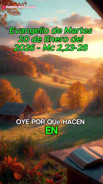 Evangelio de Martes 20 de Enero del 2026 - Mc 2,23-28