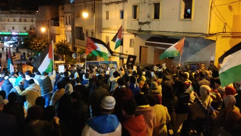 طنجة اليوم الوطني 21 التضامني مع الشعب الفلسطيني 22 03 2025 المطبع يطلع برا