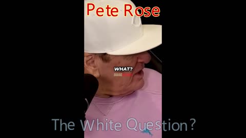 Pete Rose wants to live with Negroes - The White Question