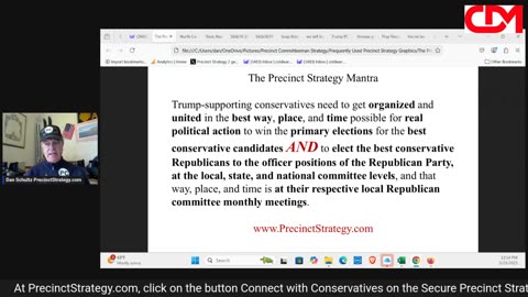Precinct Strategy Conservative Sales People versus Doers. Dan Schultz May 23 2025