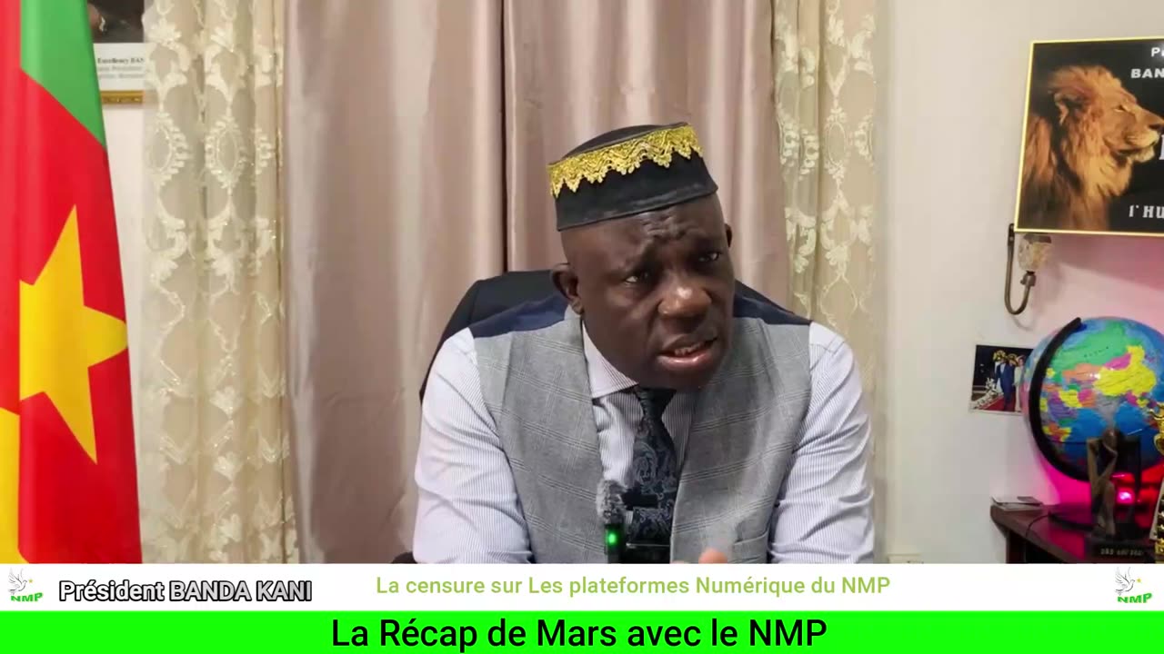 La Récap au 31 mars avec le NMP - Président BANDA KANI