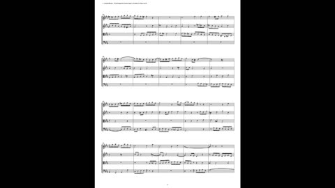 J.S. Bach - Well-Tempered Clavier: Part 2 - Prelude 22 (String Quartet)