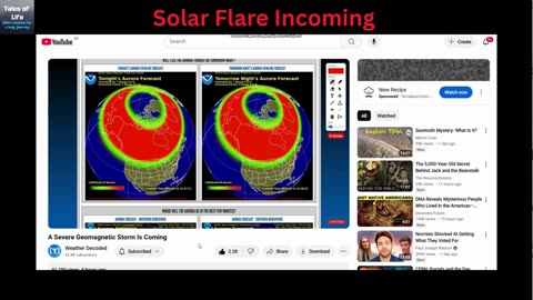 Solar Flare Incoming