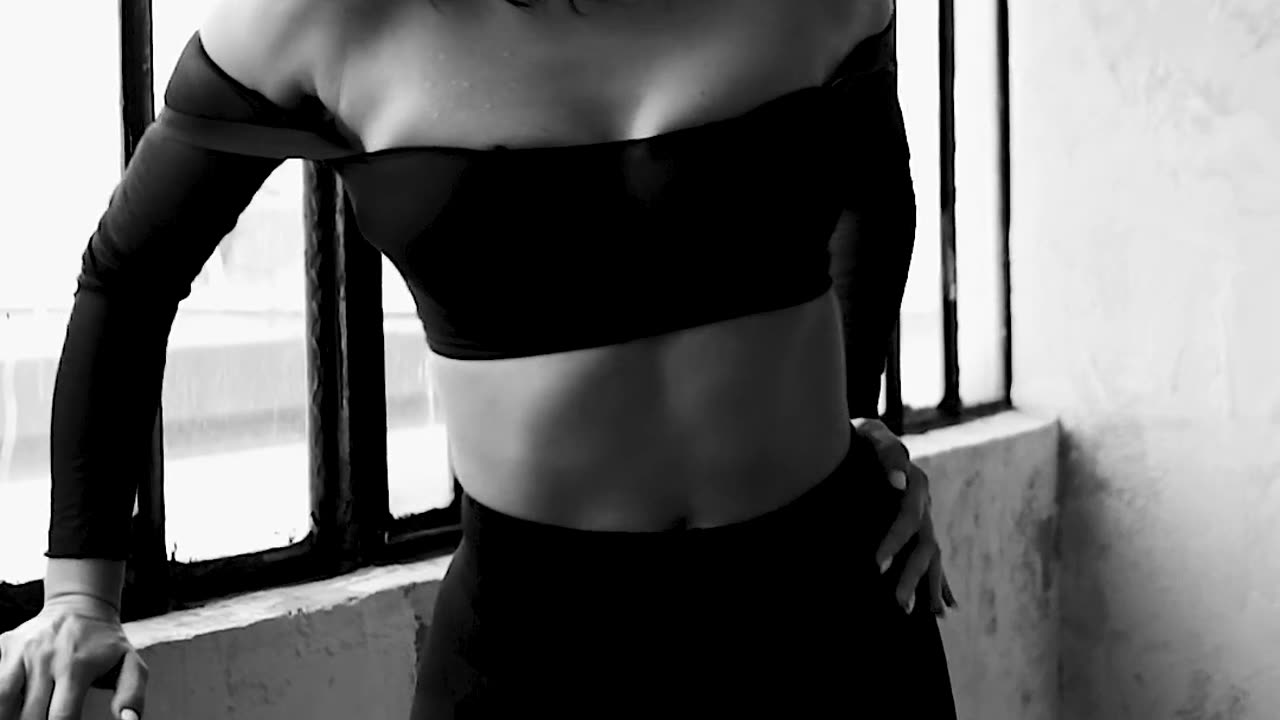 Elegant Black and White Fashion Portrait Series