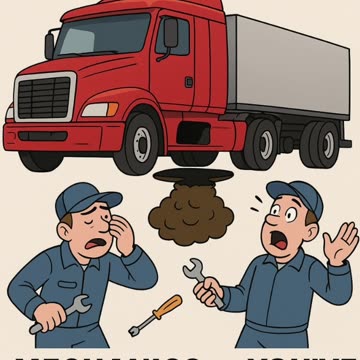 Foreign Truckers Using the Floor as a Toilet? The Story That Shocked Mechanics