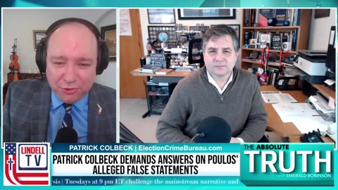 Colbeck 1-13 The 2020 MI Senate Election Report is Based on PERJURY from Dominion CEO John Poulos