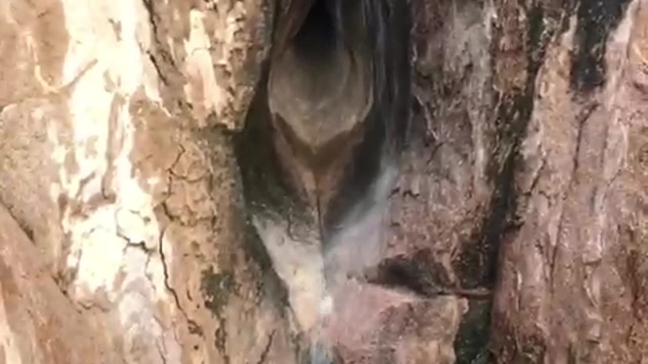 Unique water fall