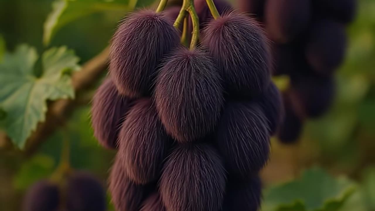 Fluffy fruit 🍎🍇