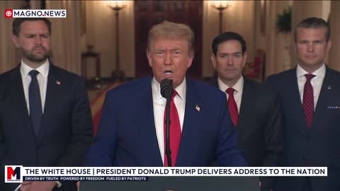 🇺🇸 President Donald Trump Delivers Address to The Nation after Strikes on Iran Nuclear Sites [LIVE]