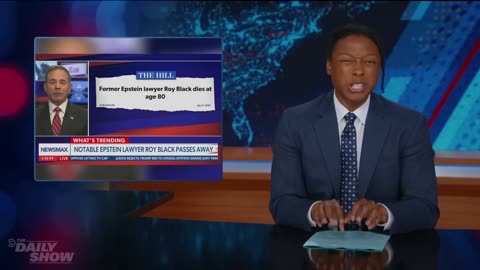 Comedian Josh Johnson Covering The Latest Trump Epstein News