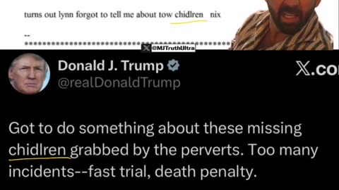 (2012) Trump misspells children as “CHIDLREN” to Epstein then on his Twitter post.