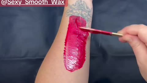 @elevateskincarespa Arm Waxing with Sexy Smooth Cherry Desire Scented Hard Wax | Full Demo