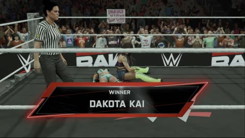 wwe 2k25 201 universe Kelani Jordan VS Dakota Kai