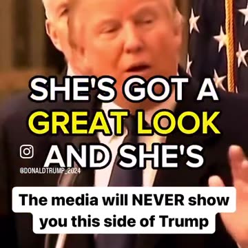 The media will never show you this side of President Donald Trump, but I will....