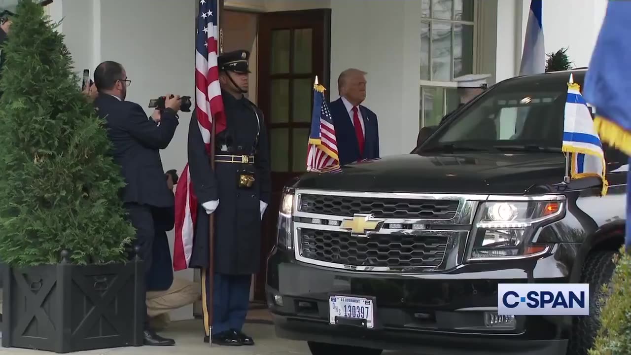 Israeli Prime Minister Netanyahu has arrived at the White House