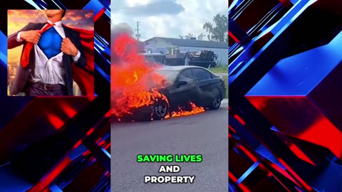 St. Petersburg Firefighters Battle Out-of-Control Car Inferno!