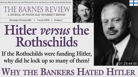 Hitler vs. The Rothschilds. The Barnes Review 2021