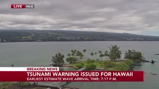 Tsunami Waves of 3 to 12 Feet Possible in Hawaii